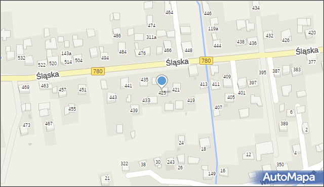 Kaszów, Kaszów, 132, mapa Kaszów