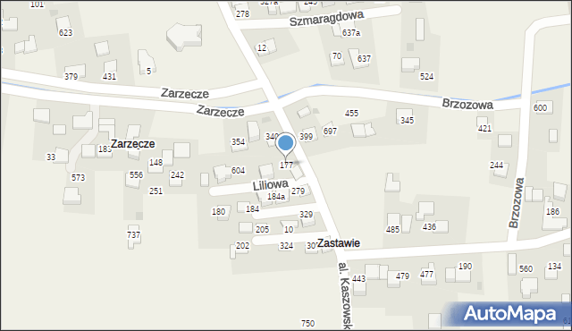 Kaszów, Kaszów, 177, mapa Kaszów