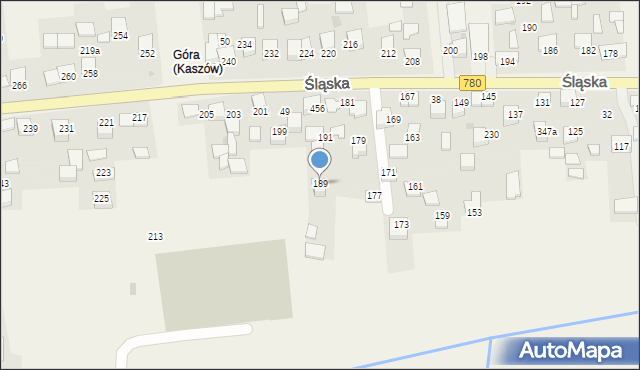 Kaszów, Kaszów, 217, mapa Kaszów