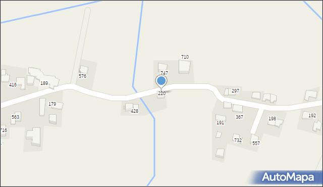 Kaszów, Kaszów, 220, mapa Kaszów