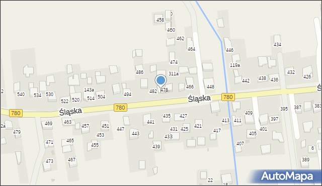 Kaszów, Kaszów, 314A, mapa Kaszów