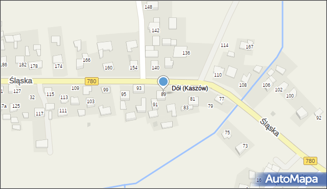 Kaszów, Kaszów, 363, mapa Kaszów