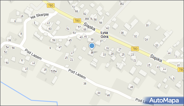 Kaszów, Kaszów, 432, mapa Kaszów