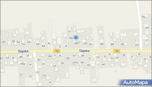 Kaszów, Kaszów, 434, mapa Kaszów