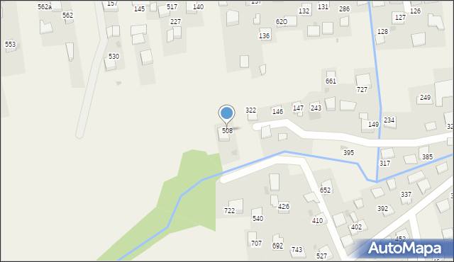 Kaszów, Kaszów, 508, mapa Kaszów