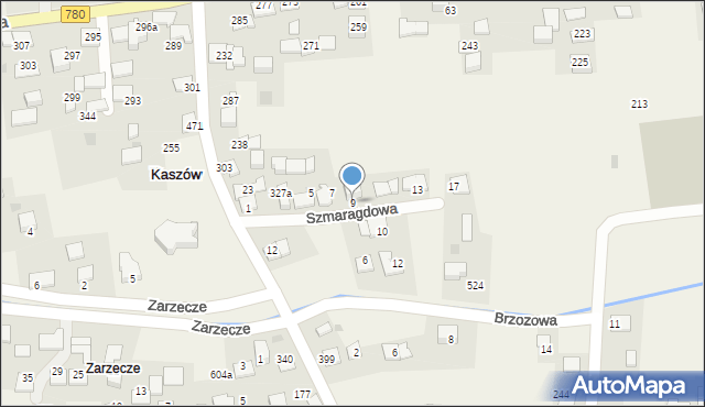 Kaszów, Kaszów, 712, mapa Kaszów