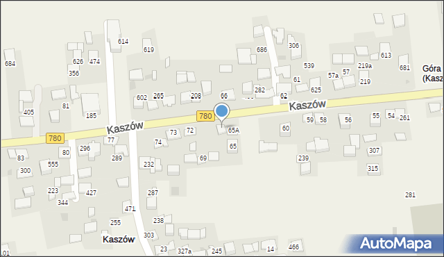 Kaszów, Kaszów, 86, mapa Kaszów