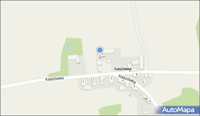 Kaszówka, Kaszówka, 10, mapa Kaszówka