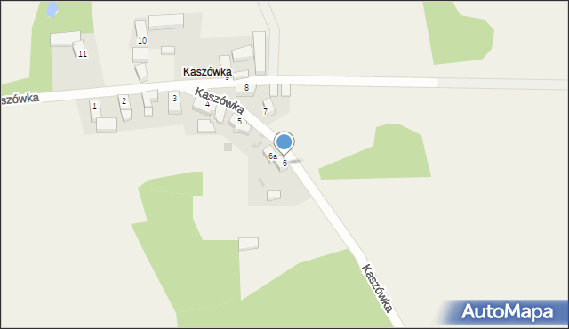 Kaszówka, Kaszówka, 6, mapa Kaszówka