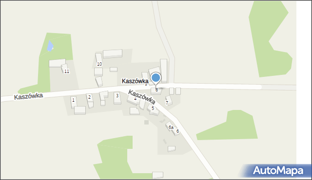 Kaszówka, Kaszówka, 8, mapa Kaszówka