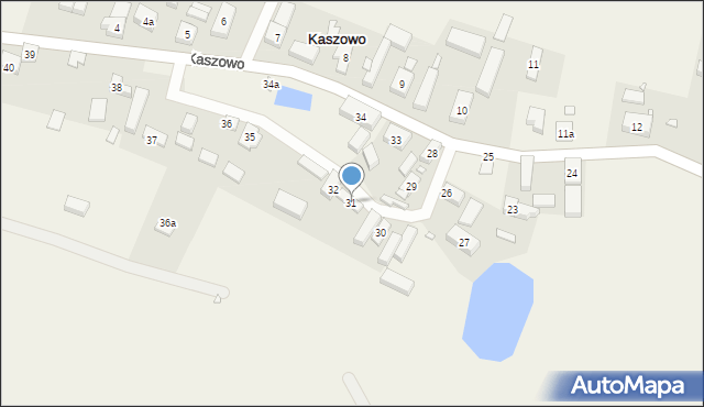 Kaszowo, Kaszowo, 31, mapa Kaszowo