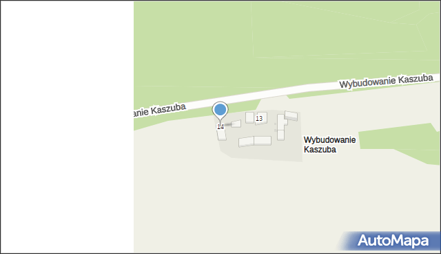 Kaszuba, Kaszuba, 14, mapa Kaszuba