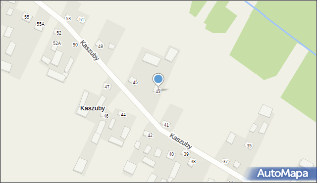 Kaszuby, Kaszuby, 43, mapa Kaszuby