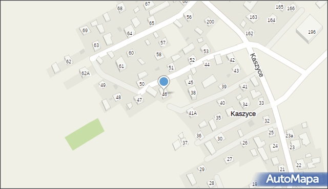 Kaszyce, Kaszyce, 46, mapa Kaszyce