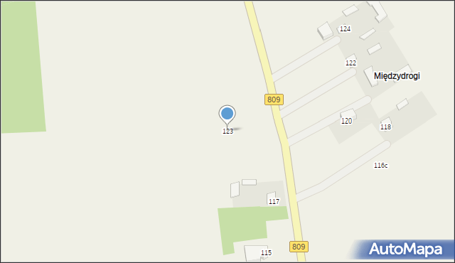 Katarzyn, Katarzyn, 123, mapa Katarzyn