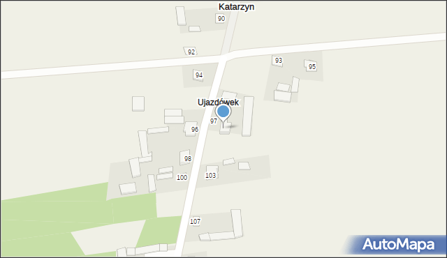 Katarzyn, Katarzyn, 99, mapa Katarzyn