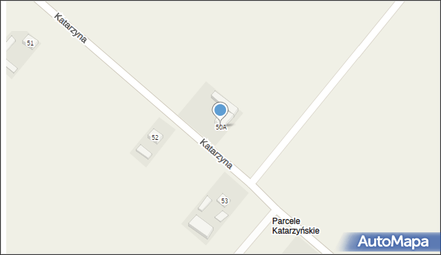 Katarzyna, Katarzyna, 50A, mapa Katarzyna