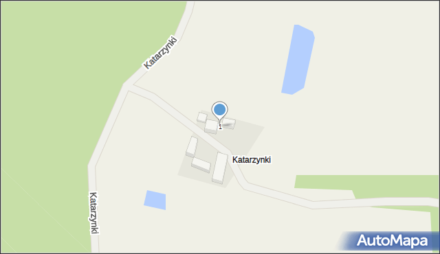 Katarzynki, Katarzynki, 1, mapa Katarzynki