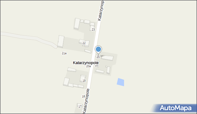 Katarzynopole, Katarzynopole, 21, mapa Katarzynopole