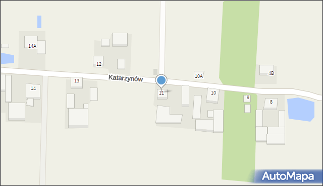 Katarzynów, Katarzynów, 11, mapa Katarzynów