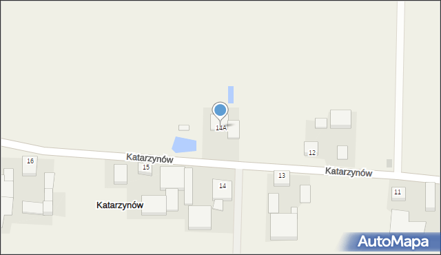 Katarzynów, Katarzynów, 14A, mapa Katarzynów