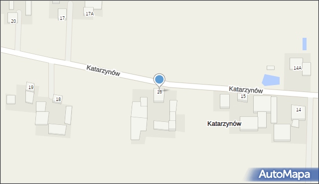 Katarzynów, Katarzynów, 16, mapa Katarzynów