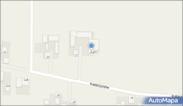 Katarzynów, Katarzynów, 17A, mapa Katarzynów