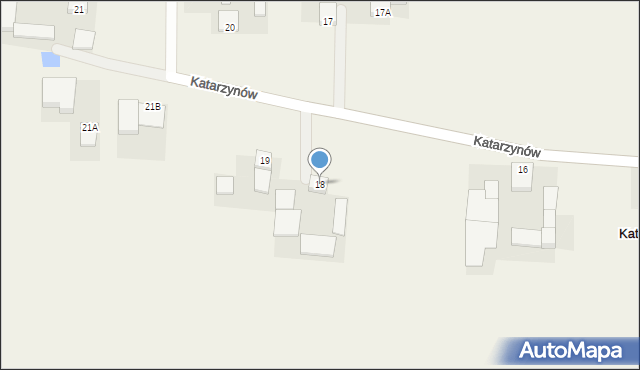 Katarzynów, Katarzynów, 18, mapa Katarzynów