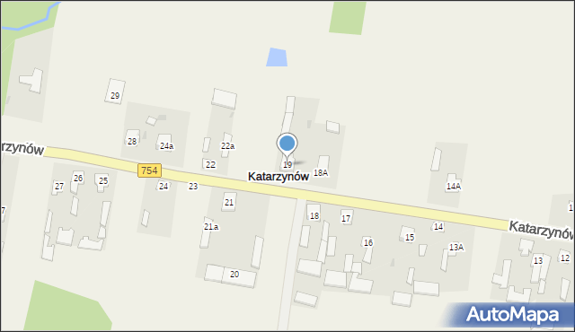 Katarzynów, Katarzynów, 19, mapa Katarzynów