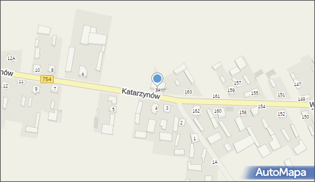 Katarzynów, Katarzynów, 3A, mapa Katarzynów