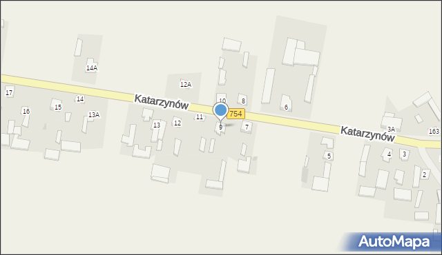 Katarzynów, Katarzynów, 9, mapa Katarzynów