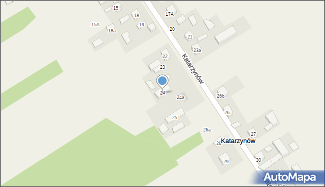 Katarzynów, Katarzynów, 24, mapa Katarzynów