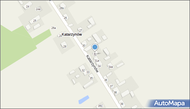 Katarzynów, Katarzynów, 31, mapa Katarzynów