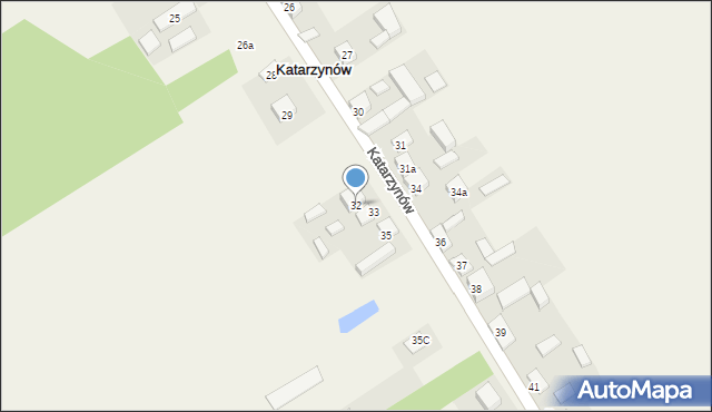 Katarzynów, Katarzynów, 32, mapa Katarzynów