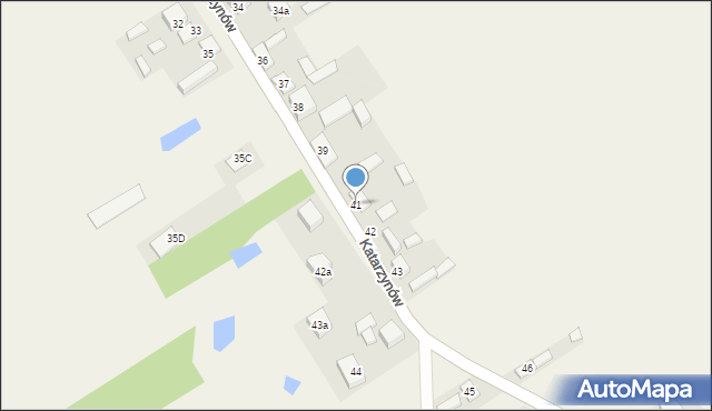 Katarzynów, Katarzynów, 41, mapa Katarzynów