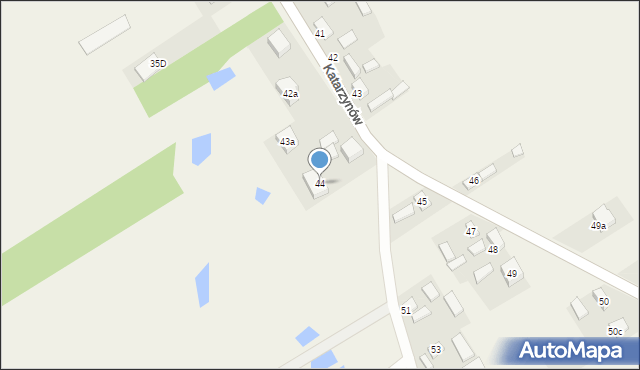 Katarzynów, Katarzynów, 44, mapa Katarzynów