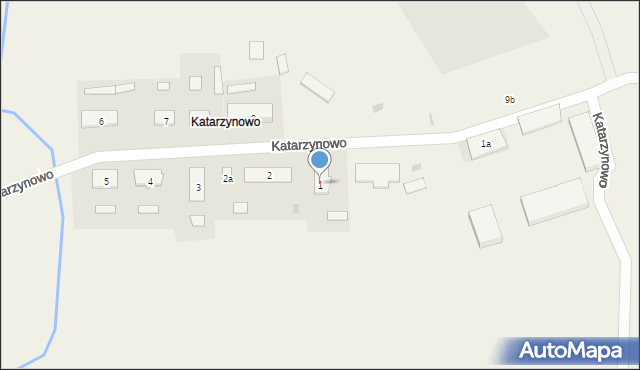 Katarzynowo, Katarzynowo, 1, mapa Katarzynowo