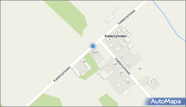 Katarzynowo, Katarzynowo, 17, mapa Katarzynowo