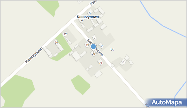 Katarzynowo, Katarzynowo, 20, mapa Katarzynowo