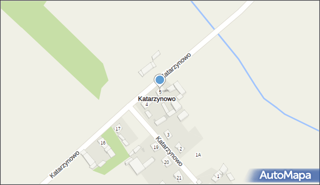 Katarzynowo, Katarzynowo, 5, mapa Katarzynowo