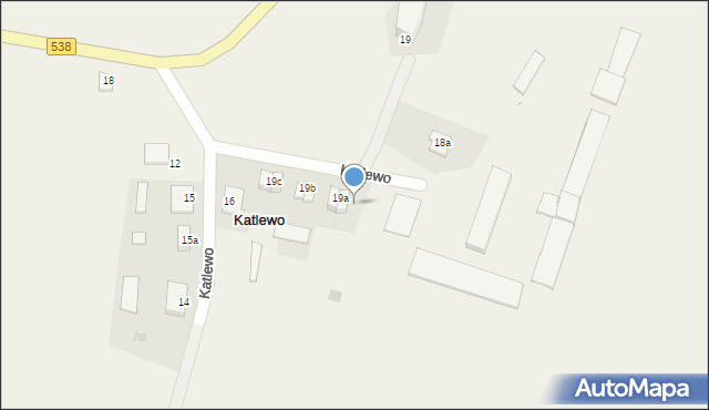 Katlewo, Katlewo, 24, mapa Katlewo