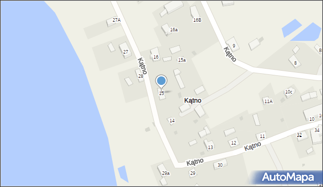 Kątno, Kątno, 15, mapa Kątno