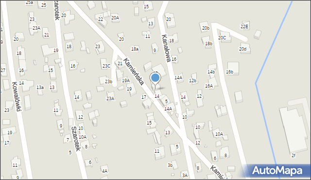 Katowice, Kamieńska, 16, mapa Katowic