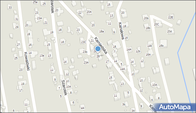 Katowice, Kamieńska, 19, mapa Katowic