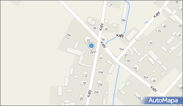 Kąty, Kąty, 23, mapa Kąty