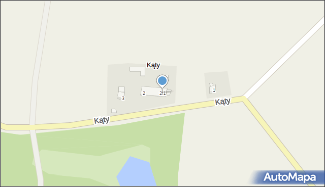 Kąty, Kąty, 2/1, mapa Kąty