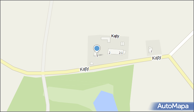 Kąty, Kąty, 3, mapa Kąty