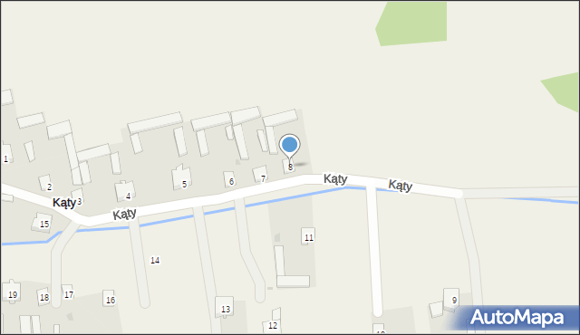 Kąty, Kąty, 8, mapa Kąty