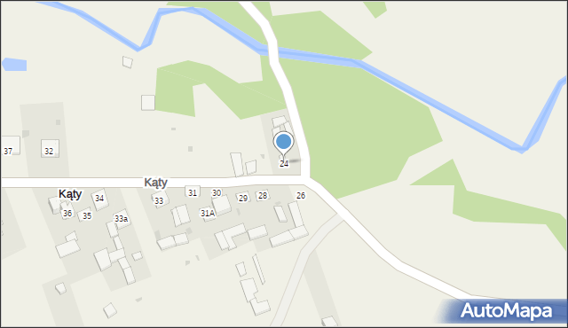 Kąty, Kąty, 24, mapa Kąty