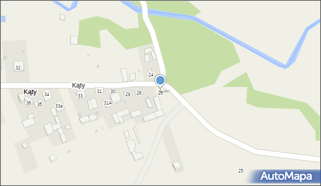 Kąty, Kąty, 26, mapa Kąty